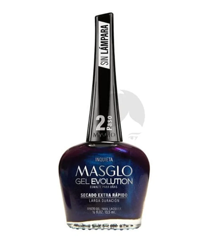 MASGLO ESMALTE GEL EVOLUTION INQUIETA X 13.5ML - Producto de belleza y estética en Almacén Sandra