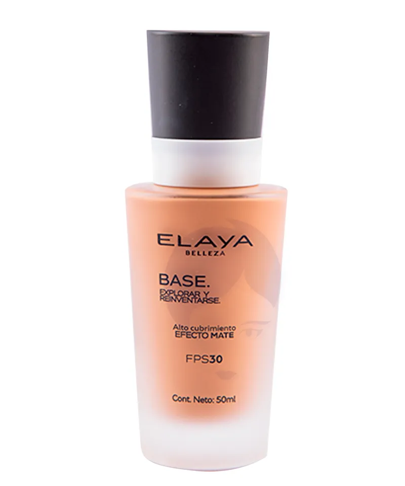ELAYA BASE ALTO CUBRIMIENTO COCOA N.5 CON FPS30 X50ML - Producto de belleza y estética en Almacén Sandra