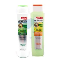 BABARIA SHAMPOO + ACOND ALOE VERA ARGAN OFERTA X 500ML - Miniatura 1
