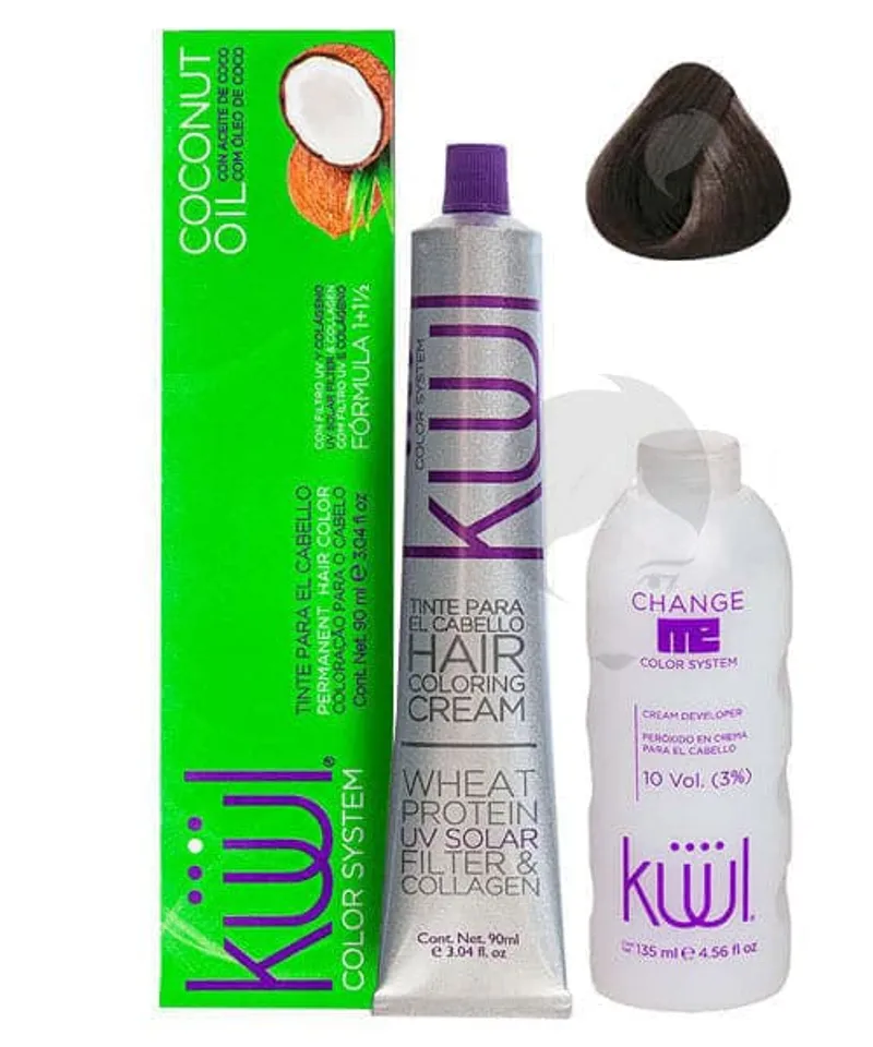 KULL TINTE CASTAÑO CLARO CENIZO N. 5.1 X90GR - Producto de belleza y estética en Almacén Sandra