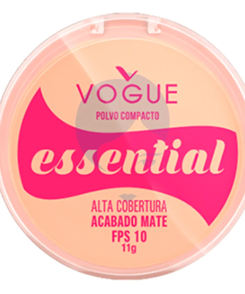 VOGUE ESSENTIAL POLVO COMPACTO ALTA COBERTURA AVELLANA X 11G - Producto de belleza y estética en Almacén Sandra