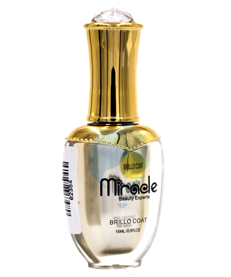 MIRACLE ESMALTE SEMIPERMANENTE BRILLO COAT X15ML - Producto de belleza y estética en Almacén Sandra