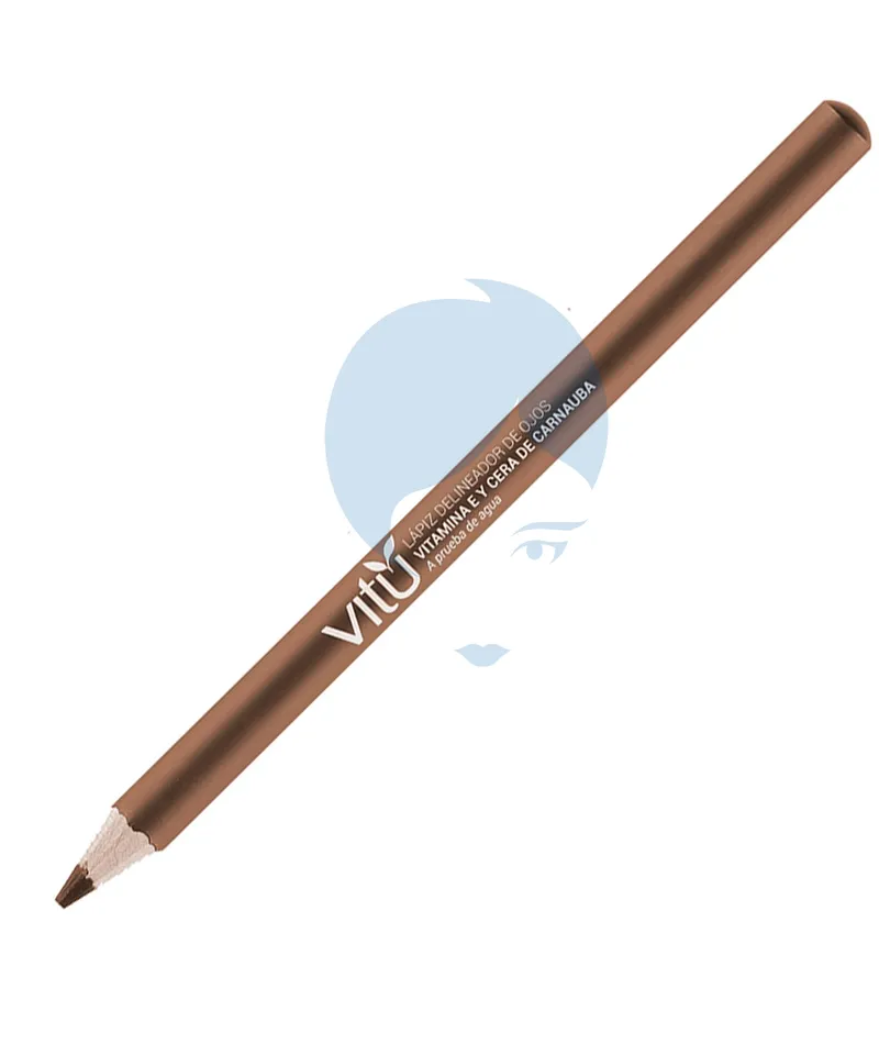 VITU LAPIZ DELINEADOR DE OJOS CAFÉ N.02 X 0.8GR - Producto de belleza y estética en Almacén Sandra