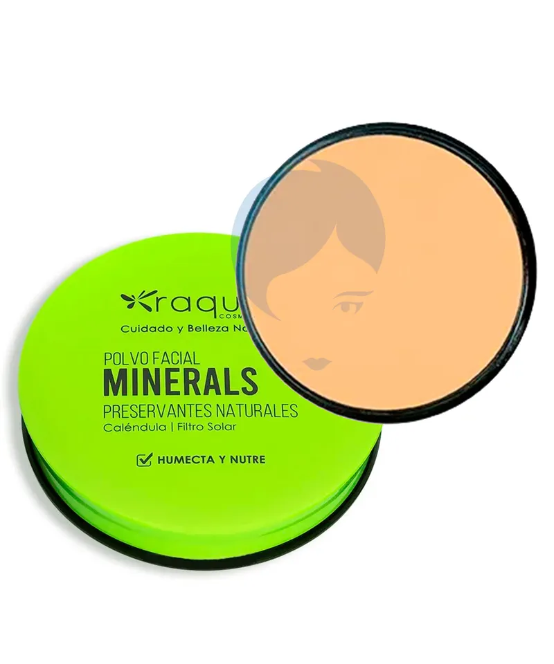 RAQUEL POLVO FACIAL MINERALS CON FS PERFECTA N.2 X 19GR - Producto de belleza y estética en Almacén Sandra