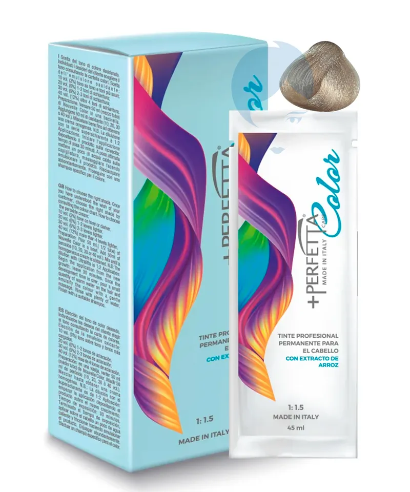 + PERFECTTA TINTE PERMANENTE RUBIO CLARISIMO IRISADO CENIZA 9.201 - Producto de belleza y estética en Almacén Sandra