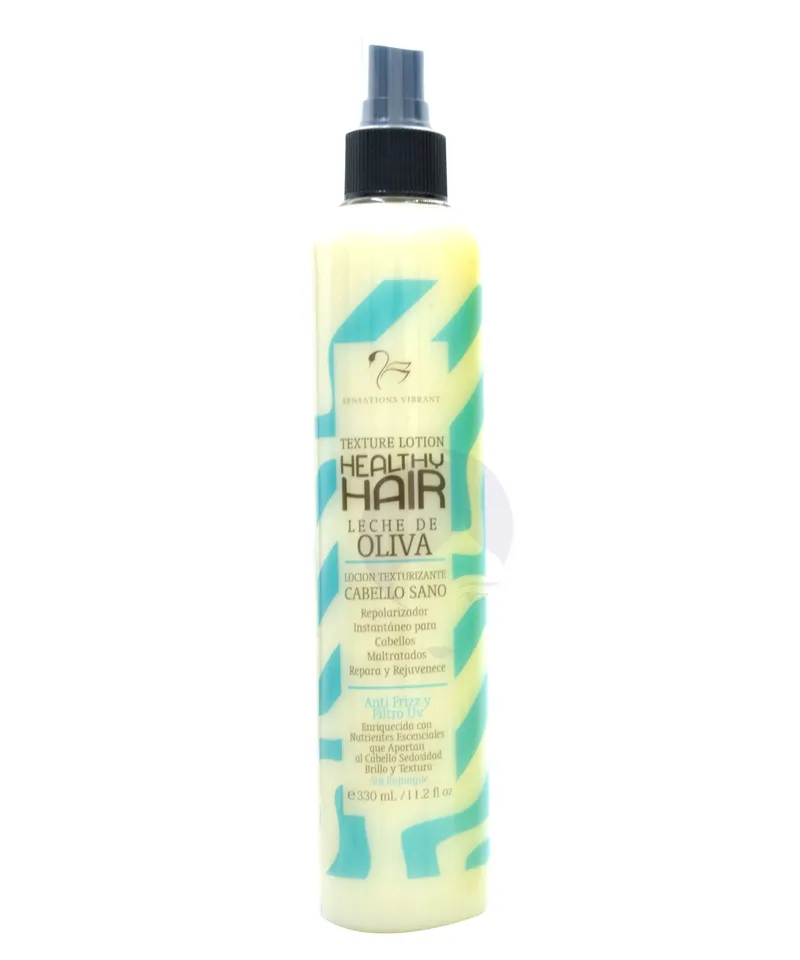 SENSATIONS VIBRANT HEALTHY HAIR LOCION TEXTURIZANTE OLIVA X 330ML - Producto de belleza y estética en Almacén Sandra