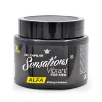 SENSATIONS VIBRANT GEL CAPILAR FOR MEN X 240GR - Miniatura 1