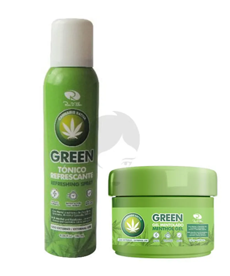 ROSS DLEN TONICO REFRESCANTE X180ML + GREEN GEL MENTOLADO X180ML - Producto de belleza y estética en Almacén Sandra