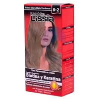 LISSIA KIT TINTE RUBIO CLARO MATE VERDEMAR  8-2 X 60GR - Miniatura 1