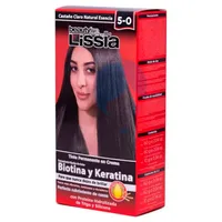 LISSIA KIT TINTE CASTAÑO CLARO NATURAL. 5-0 X 60GR - Miniatura 1
