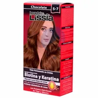 LISSIA KIT TINTE CASTAÑO CLARO CHOCOLATE  5-7 X 60GR - Miniatura 1