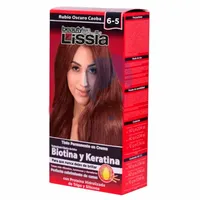 LISSIA KIT TINTE RUBIO OSCURO CAOBA  6-5  X 60GR - Miniatura 1