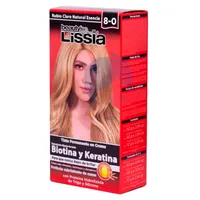 LISSIA KIT TINTE RUBIO CLARO NATURAL 8-0 X 60GR - Miniatura 1