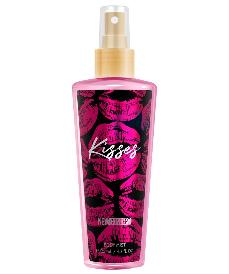 NEW CONCEPT BODY MIST SPLASH KISSES X 125ML - Producto de belleza y estética en Almacén Sandra