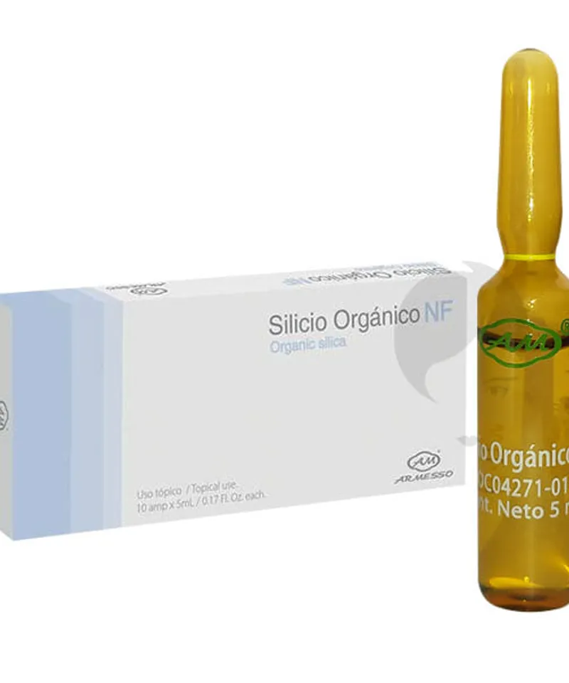 ARMESSO AMPOLLA SILICIO ORGANICO X 5ML                                                                  KIT.E - Producto de belleza y estética en Almacén Sandra