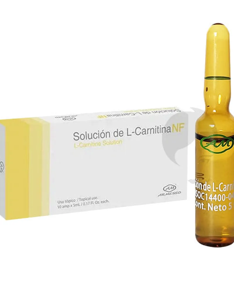 ARMESSO AMPOLLA L-CARNITINA  X 5ML - Producto de belleza y estética en Almacén Sandra
