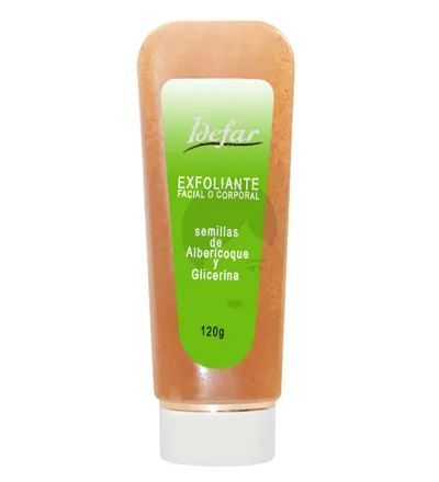 IDEFAR EXFOLIANTE FACIAL Y CORPORAL ALBARICOQUE X120GR - Producto de belleza y estética en Almacén Sandra