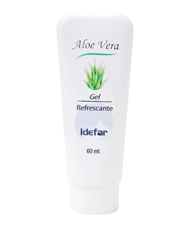 IDEFAR GEL REFRESCANTE ALOE VERA  X 60ML - Producto de belleza y estética en Almacén Sandra