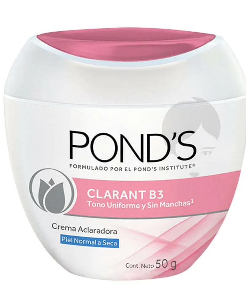 PONDS CREMA CLARANT B3  ACLARADORA PIEL NORMAL- SECA X 50GR   + - Producto de belleza y estética en Almacén Sandra