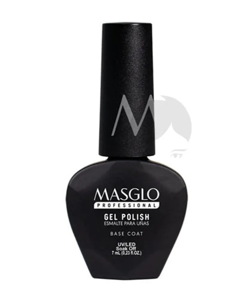 MASGLO ESMALTE  GEL POLISH BASE COAT X 14 ML - Producto de belleza y estética en Almacén Sandra