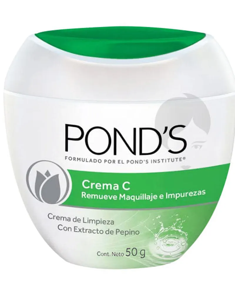 PONDS CREMA C DE LIMPIEZA CON EX. DE PEPINO X 50GR - Producto de belleza y estética en Almacén Sandra