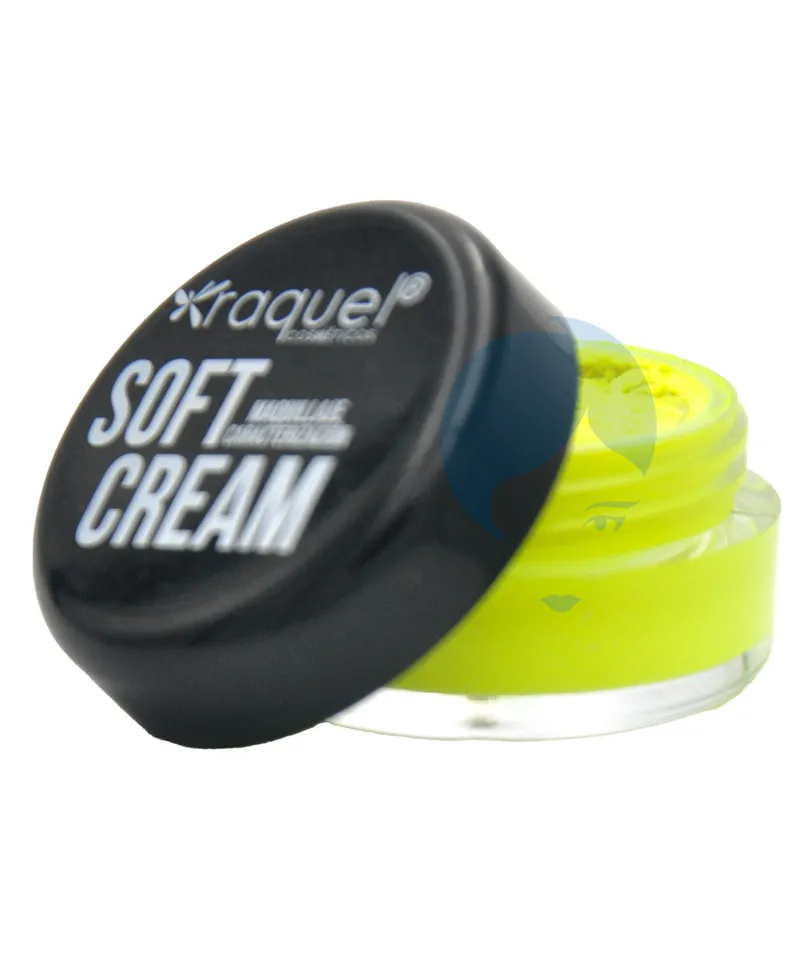 RAQUEL MAQUILLAJE CARACTERIZACION NEON YELLOW X 4GR - Producto de belleza y estética en Almacén Sandra