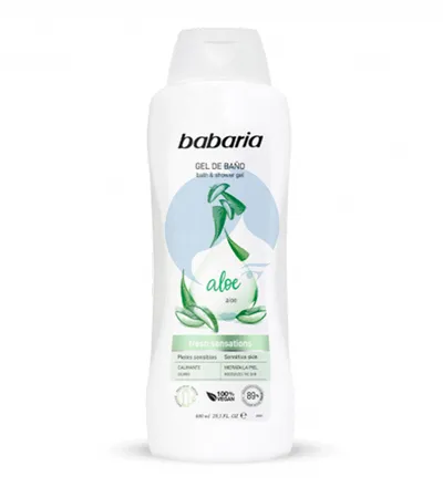 BABARIA GEL CORP ALOE VERA  X 600 ML - Producto de belleza y estética en Almacén Sandra