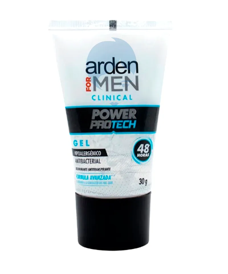 ARDEN FOR MEN CLINICA GEL DESODORANTE PROTECH COLAPSIBLE X 30GR - Producto de belleza y estética en Almacén Sandra