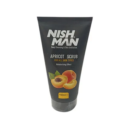 MBELL NISH MAN FACIAL SCRUB APRICOT X 150ML - Producto de belleza y estética en Almacén Sandra