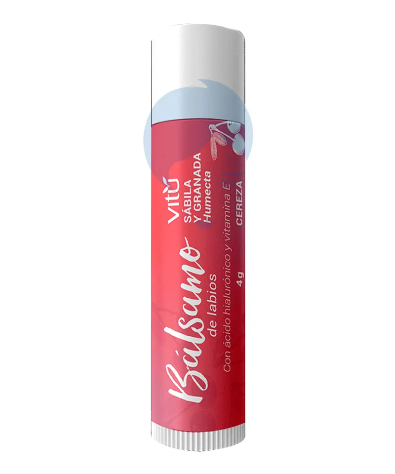 VITU BALSAMO SABILA Y CEREZA X 4GR - Producto de belleza y estética en Almacén Sandra