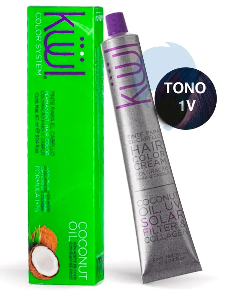 KUUL TINTE N1V NEGRO VIOLETA  X 90GR - Producto de belleza y estética en Almacén Sandra