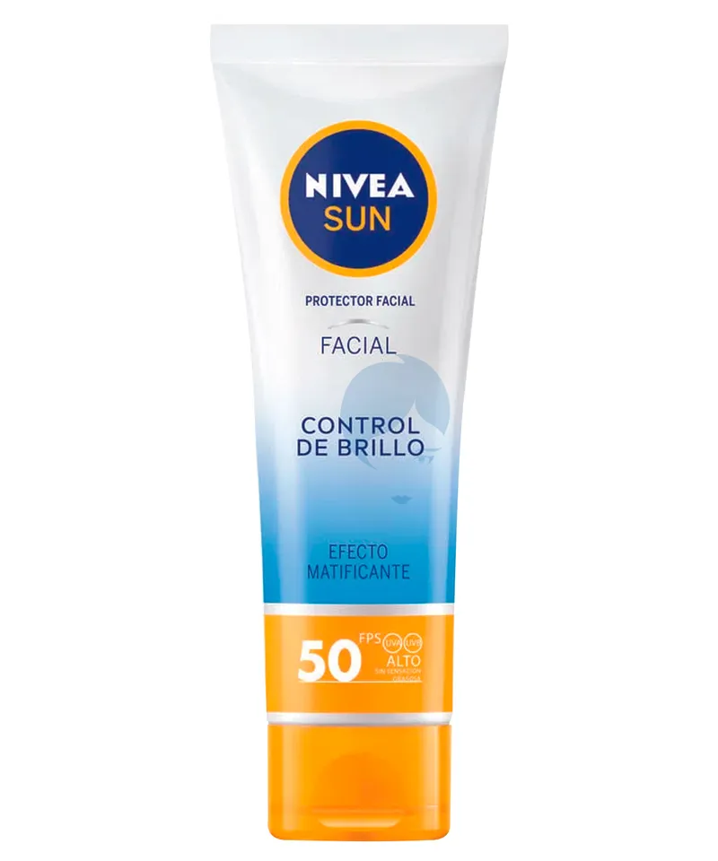 NIVEA SUN PROTECTOR FACIAL FPS50 EFECTO MATIFICANTE X50ML - Producto de belleza y estética en Almacén Sandra