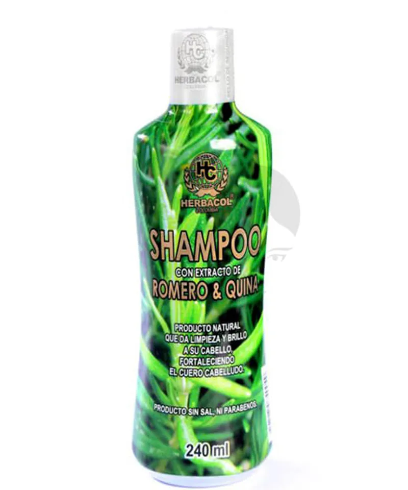 HERBACOL SHAMPOO ROMERO Y QUINA X 240ML - Producto de belleza y estética en Almacén Sandra