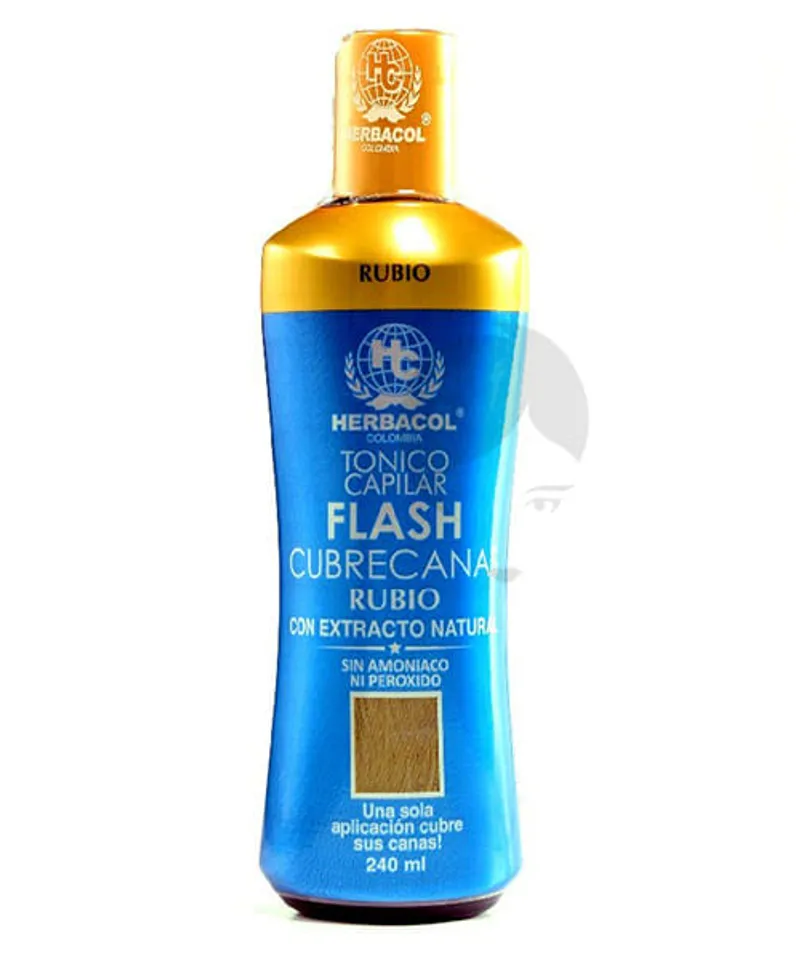 HERBACOL TONICO FLASH CUBRECANAS RUBIO X 240 ML - Producto de belleza y estética en Almacén Sandra