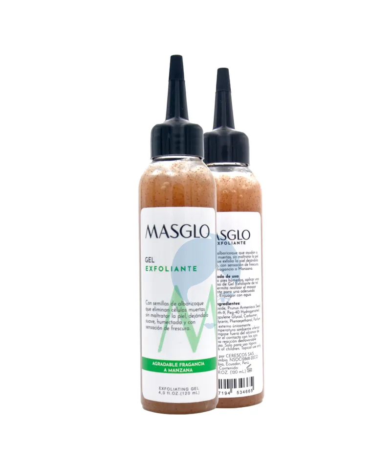 MASGLO EXFOLIANTE MANZANA VERDE X120 ML - Producto de belleza y estética en Almacén Sandra