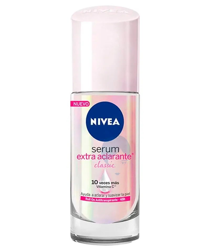NIVEA DESODORANTE SERUM ROLL ON EXTRA ACLARANTE X40ML - Producto de belleza y estética en Almacén Sandra