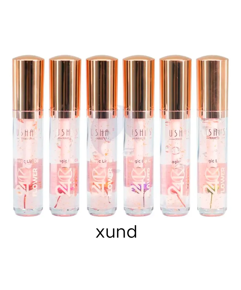 MISS COSMETICS LIP GLOSS GOLD FLOR USHAS REF. LG2390 - Producto de belleza y estética en Almacén Sandra
