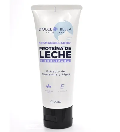 DOLCE BELLA DESMAQUILLADOR PROTEINA DE LECHE X 70ML - Producto de belleza y estética en Almacén Sandra