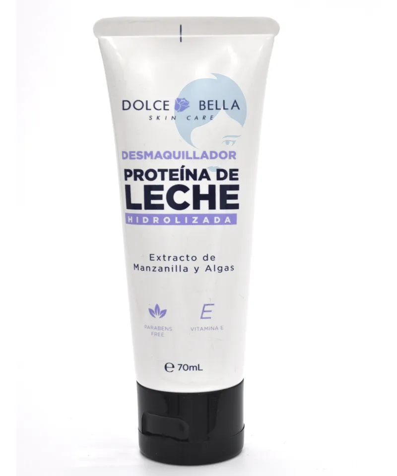 DOLCE BELLA DESMAQUILLADOR PROTEINA DE LECHE X 70ML - Producto de belleza y estética en Almacén Sandra