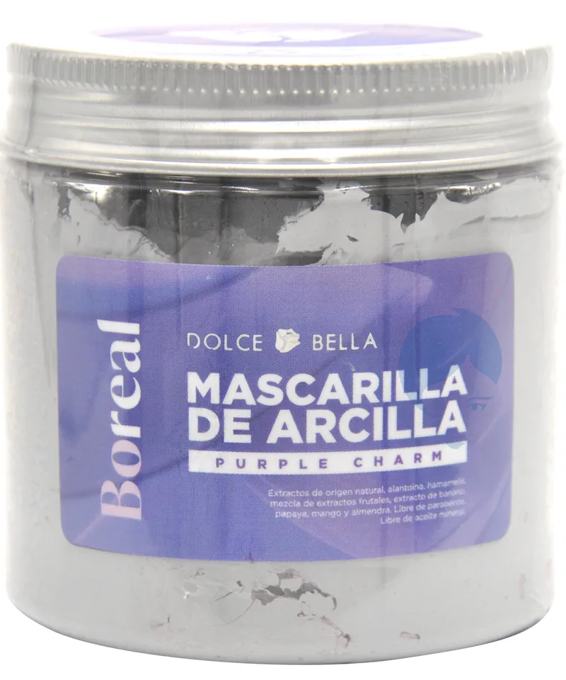 DOLCE BELLA MASCARILLA DE ARCILLA PURPLE CHARM X 180GR - Producto de belleza y estética en Almacén Sandra