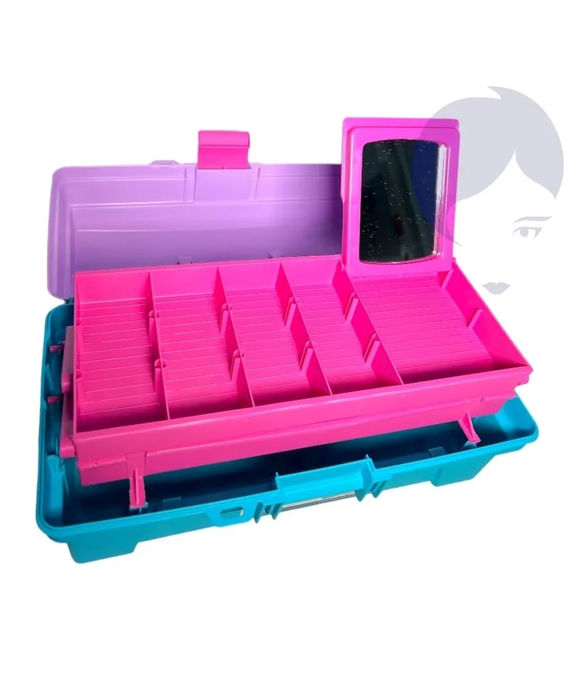 RIMAX CAJA VANITY LAVANDA AZUL TURQUESA ROSADO 14 - Vista 2 del producto