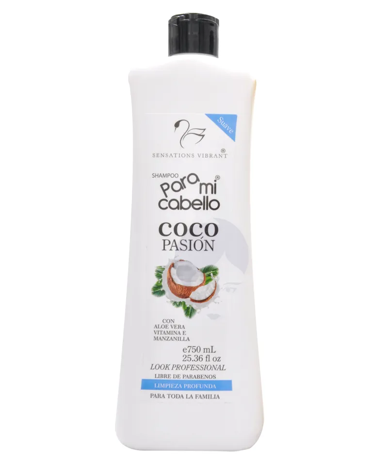 SENSATIONS VIBRANT SHAMPOO PARA MI CABELLO COCO PASION X 750ML - Producto de belleza y estética en Almacén Sandra