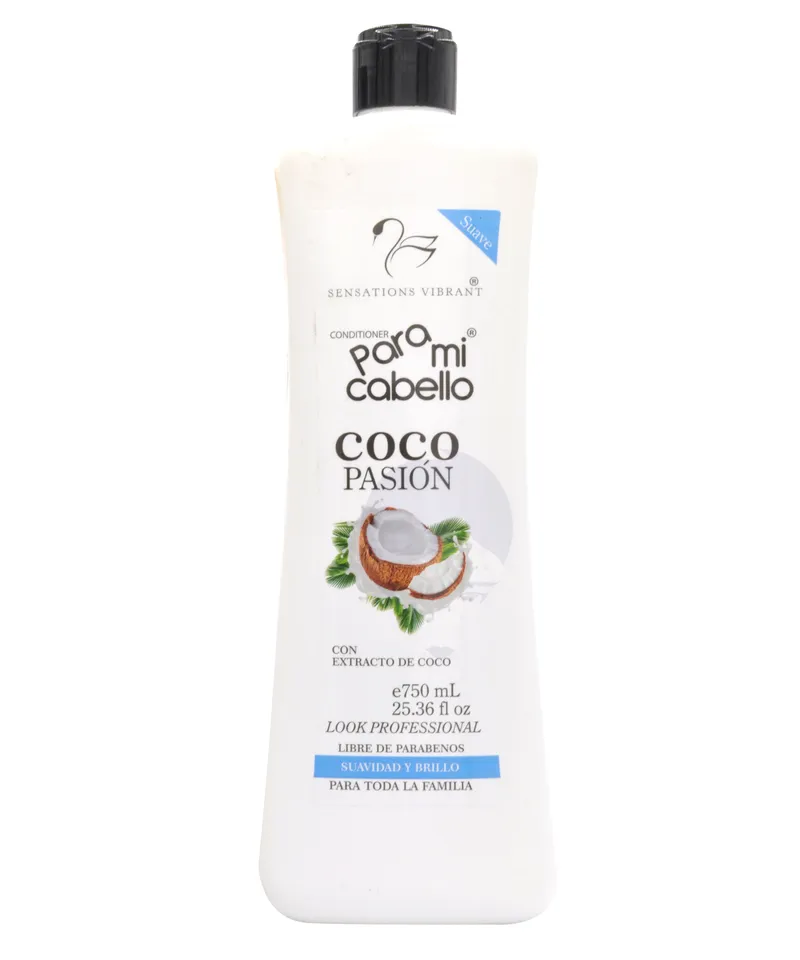 SENSATIONS VIBRANT ACONDICIONADOR PARA MI CABELLO COCO X 750ML - Producto de belleza y estética en Almacén Sandra