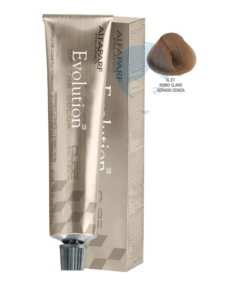 EVOLUTION TINTE RUBIO CLARO DOR. CEN.  #8.31 X 60ML - Producto de belleza y estética en Almacén Sandra