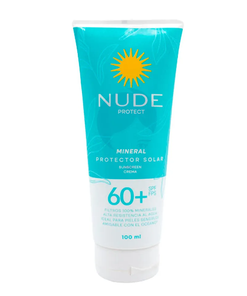NUDE PROTECTOR SOLAR MINERAL SPF60 X 100ML - Producto de belleza y estética en Almacén Sandra