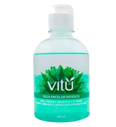VITU AGUA MICELAR BIFÀSICA DIA Y NOCHE X 270 ML - Producto de belleza y estética en Almacén Sandra