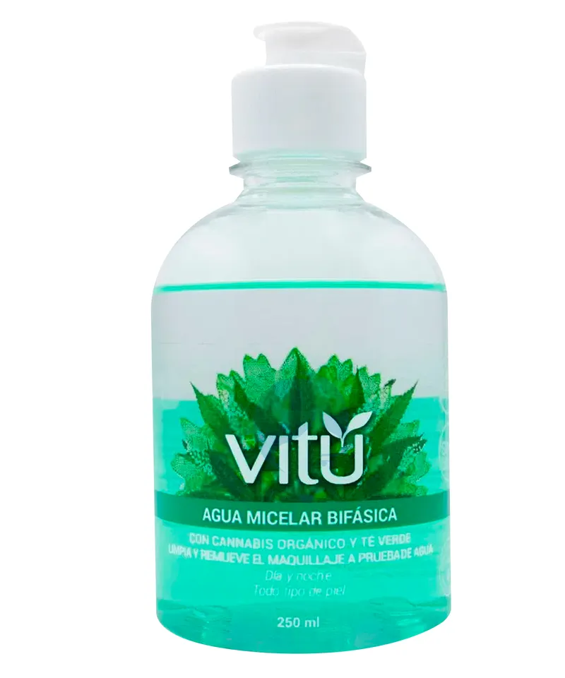 VITU AGUA MICELAR BIFÀSICA DIA Y NOCHE X 270 ML - Producto de belleza y estética en Almacén Sandra
