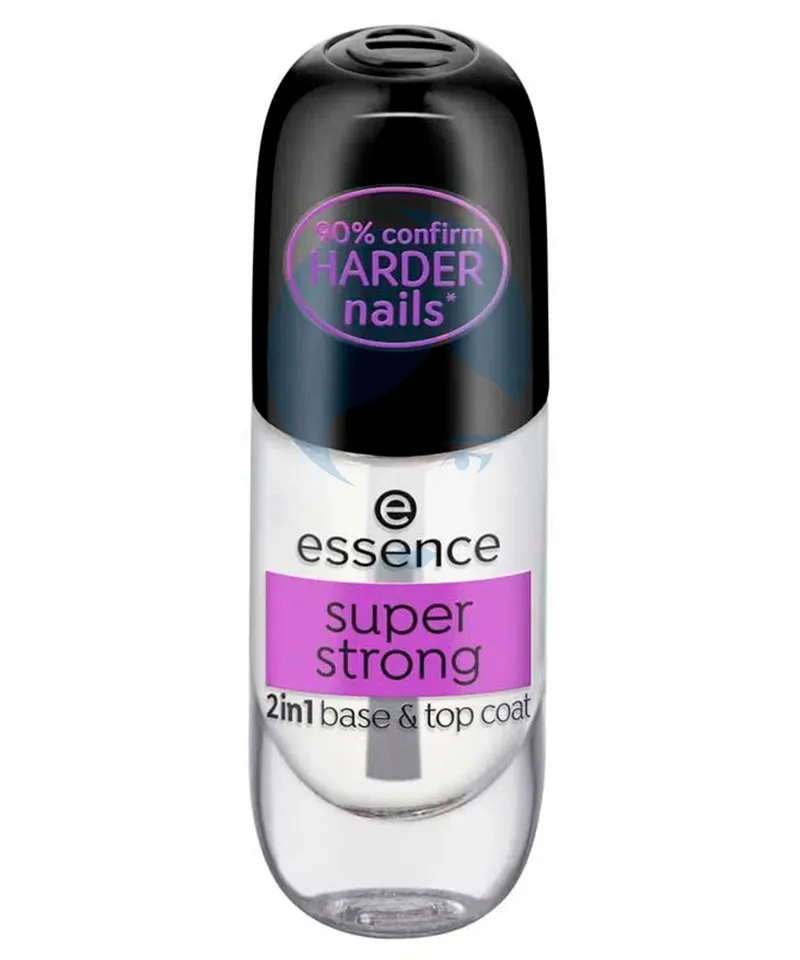 ESSENCE ESMALTE BASE Y TOP COAT SUPER STRONG X 8 ML - Producto de belleza y estética en Almacén Sandra