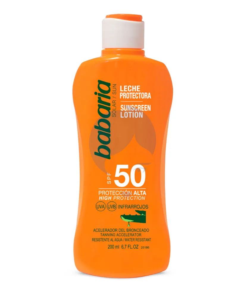 BABARIA PROTECTOR SOLAR SPF 50 X 200ML - Producto de belleza y estética en Almacén Sandra