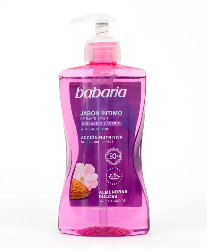 BABARIA JABON INTIMO ALMENDRAS DULCES X300ML - Producto de belleza y estética en Almacén Sandra